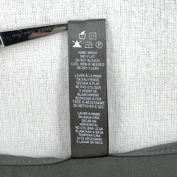 SKIMS Stretch Silk Crop Sleep Cami Tank Womens 2X Gunmetal Gray Spaghetti Strap - Picture 10 of 12